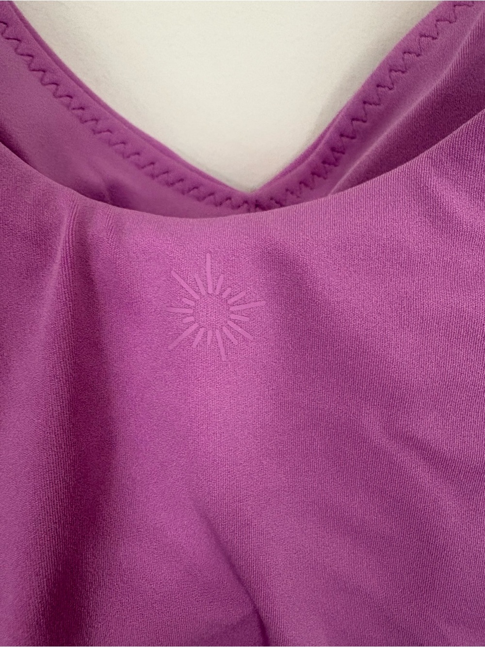 OFFLINE by Aerie Real Me Longline Sports Bra Vibrant Orchid Purple Size XL - Picture 5 of 8